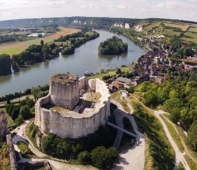 Château Gaillard, Les Andélys (Eure), par Sylvain VERLAINE y